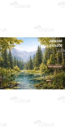 Tło fotograficzne „Górski potok – natura w Parku Narodowym” | 4123